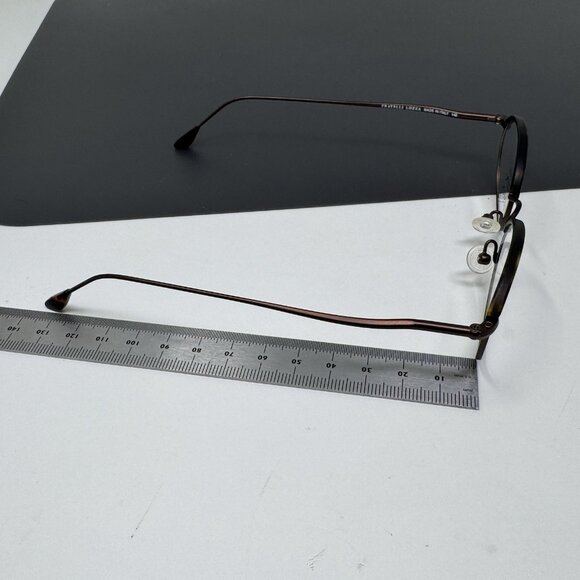 FRATELLI LOZZA Moho Eyeglasses 47 [] 17-140 Matte Tortoise Copper - Picture 7 of 8